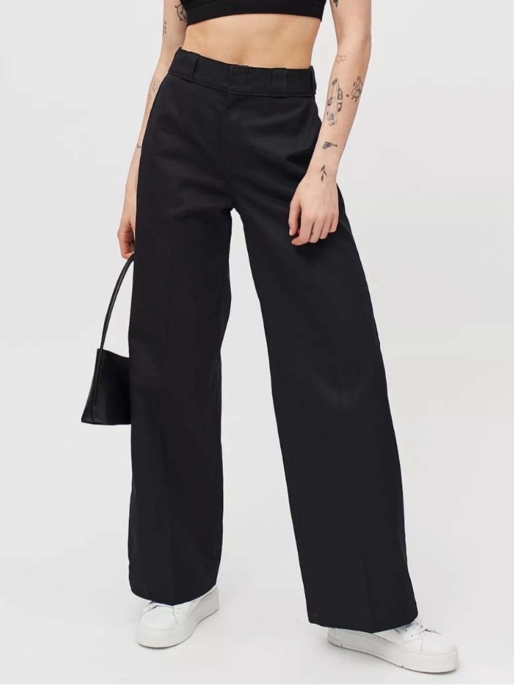 High-Waisted Straight Leg Pant
